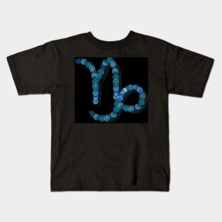 Spirograph Capricorn Zodiac Horoscope Symbol Kids T-Shirt